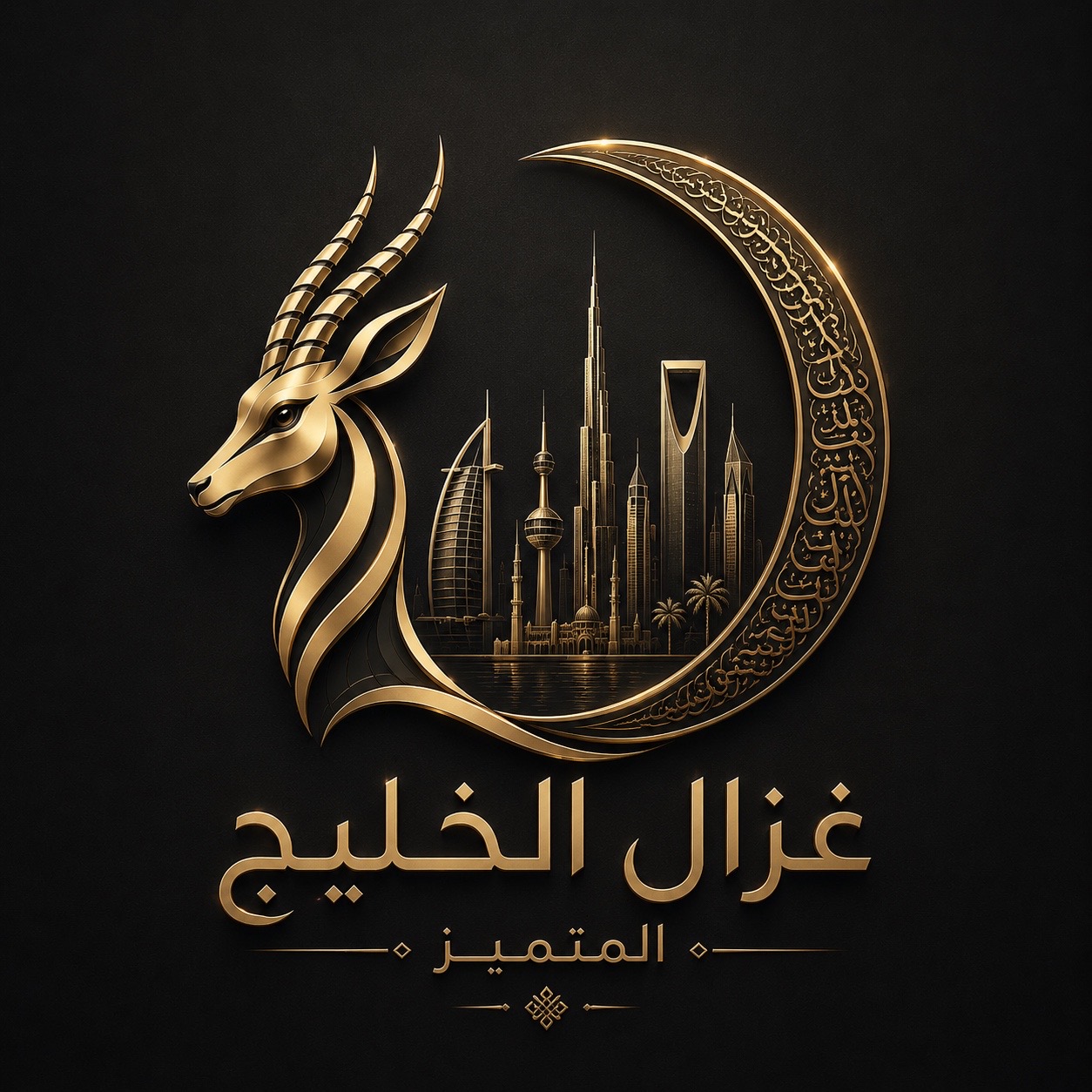 شعار غزال الخليج المتميز